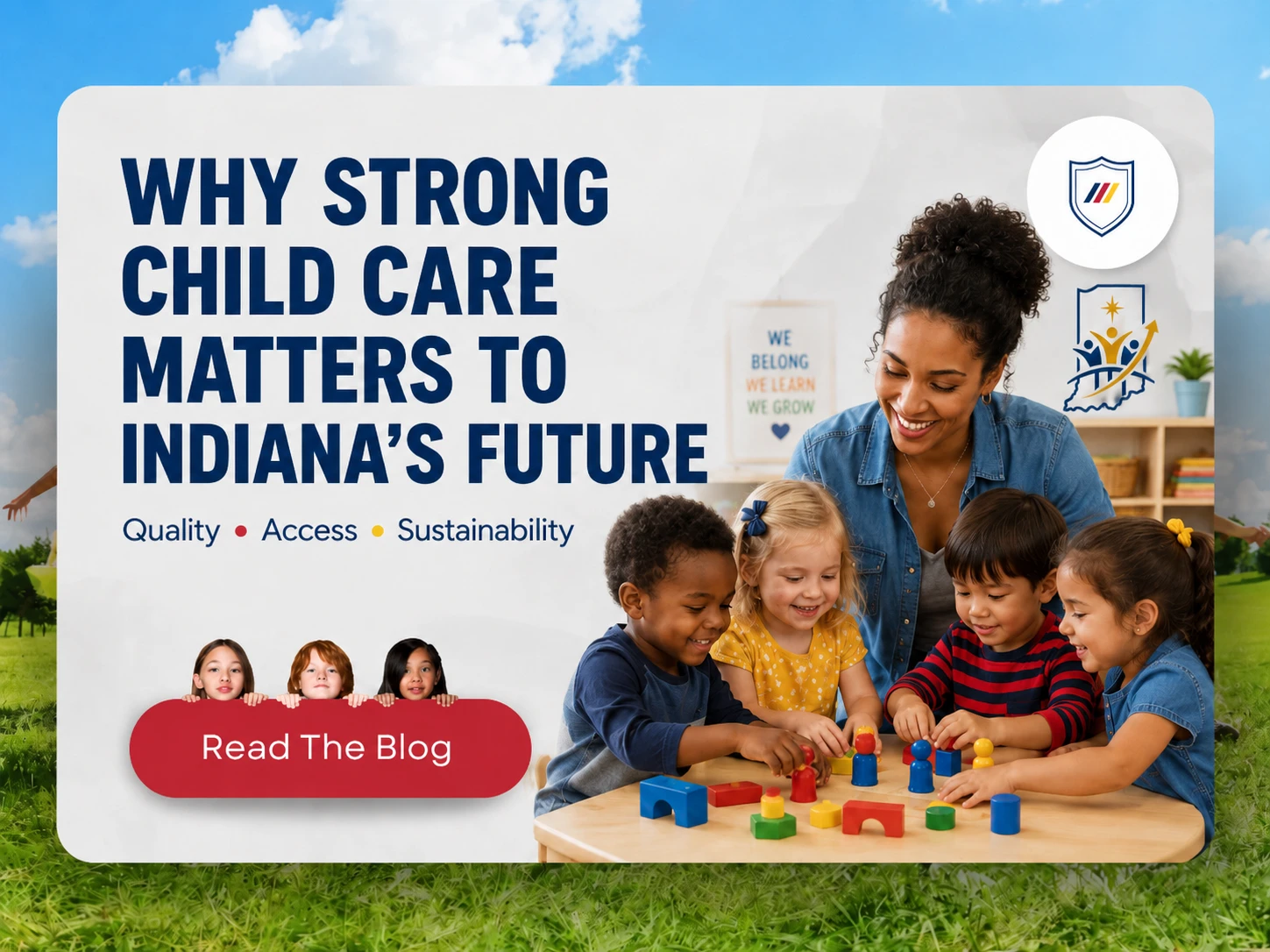 Strong child care in Indiana supported by The Weston School and ICCBA