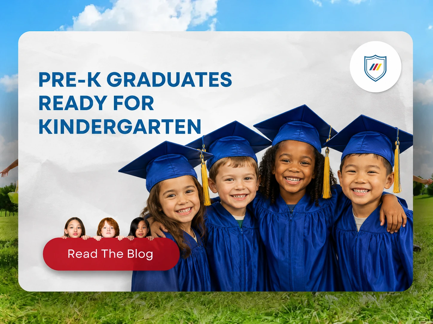 Pre-K graduates representing kindergarten readiness at The Weston School in Indiana